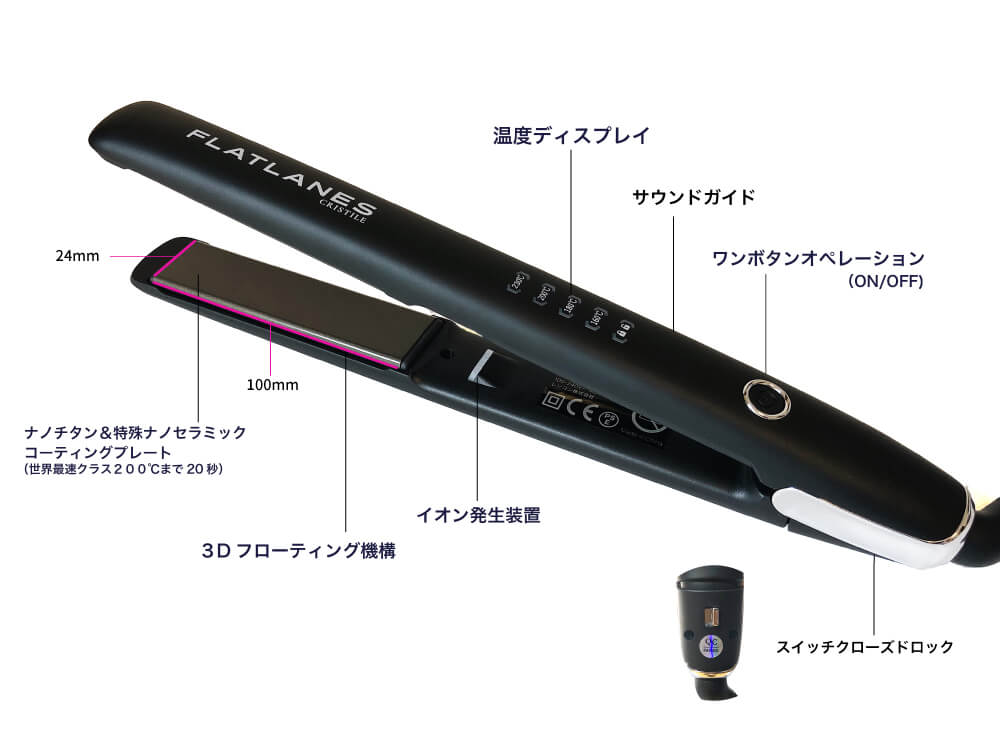 ストレートアイロン フラットレーン
